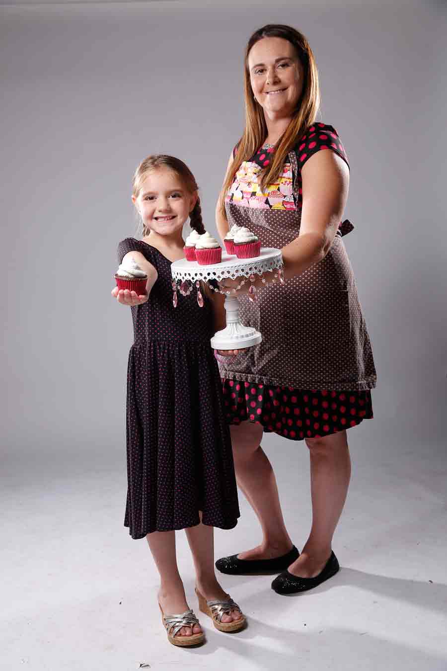 Ava with her Mother Kari Barnes