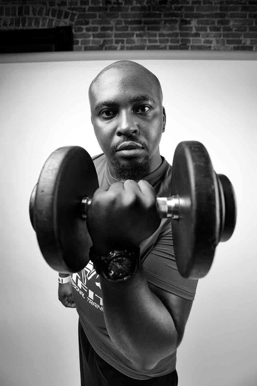 Tyrell Rachel, personal fitness trainer, Infinity Fitness