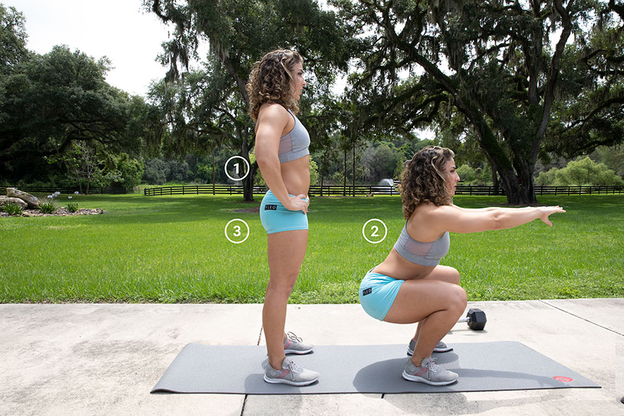 exercising-woman-basic-squat